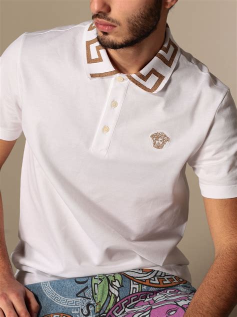 versace polo men's|Altro.